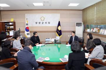 속초양양교육지원청 교육장 방문