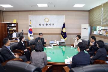 속초양양교육지원청 교육장 방문