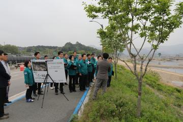 군정주요사업장 현장점검