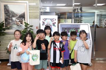상평초등학교 양양군의회 방문견학