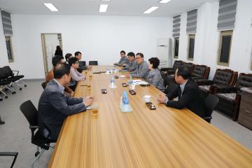 양양군청 공무원노조 임원진과의 간담회 