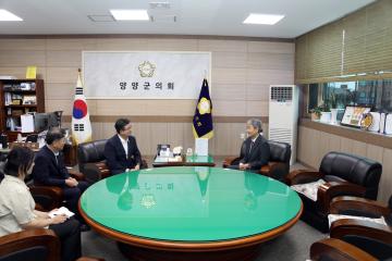 강릉 KBS 신임국장 방문